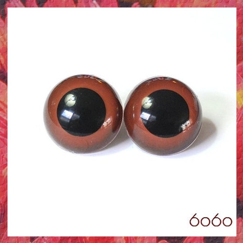 30 Mm BLACK Safety Eyes Plastic Eyes Animals Eyes 1 Pair 2 Etsy