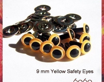 30 Mm BROWN Safety Eyes Plastic Eyes Animals Eyes 2 PAIRS 