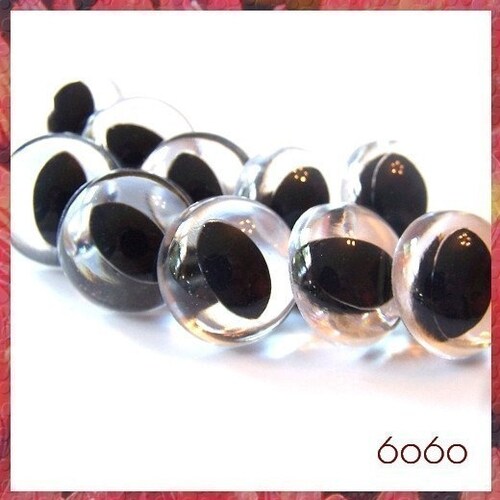12 Mm CLEAR CAT Amigurumi Eyes Plastic Eyes Safety Eyes 5 Etsy