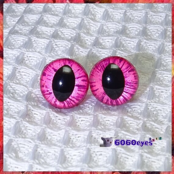 9mm Safety Eyes Plastic Eyes for Stuffed Animal CAT/ FISH/ Dragon/ Reptile  5 PAIRS 