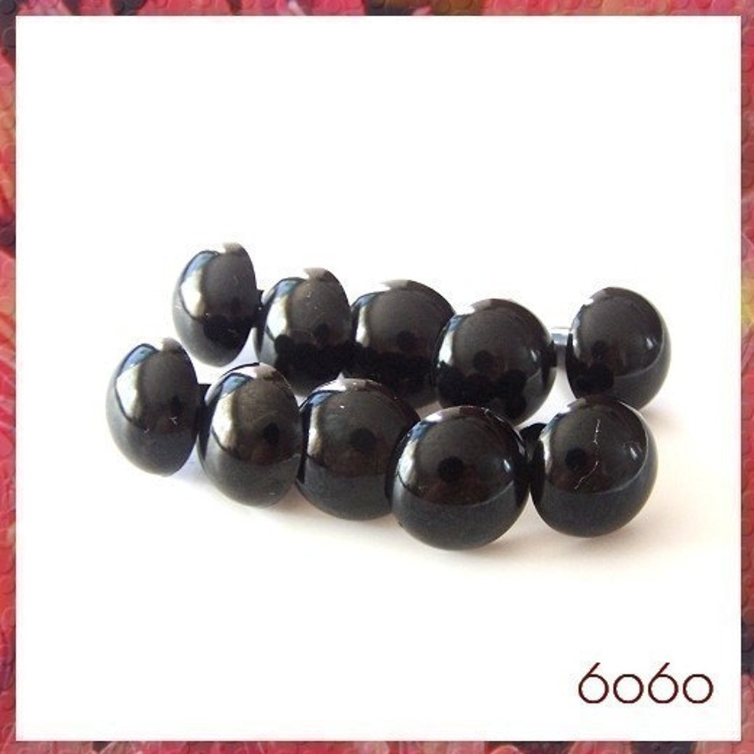 15mm Plastic Eyes Black Eyes Safety Eyes 10 PAIRS Etsy