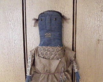 Matilda Folk Art Doll E- Pattern