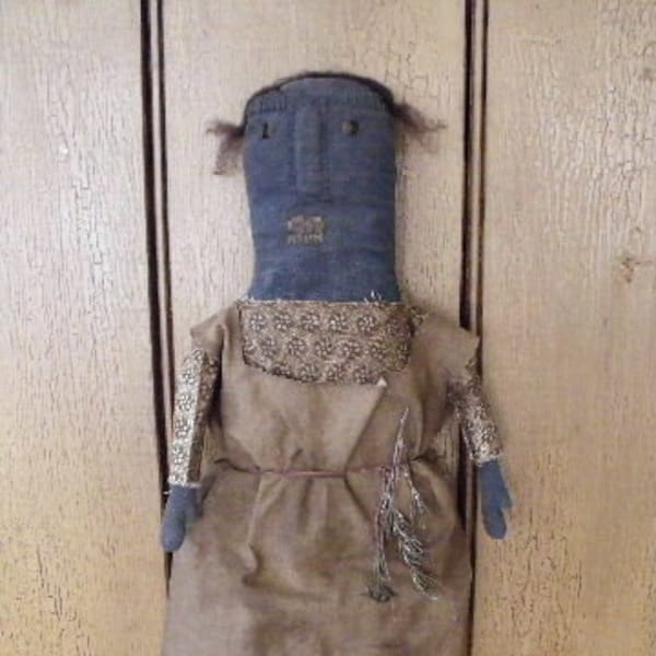 Matilda Folk Art Doll E- Pattern