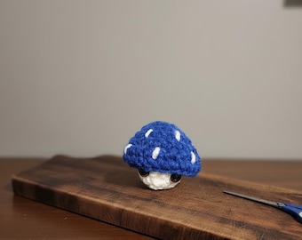 Crocheted Acrylic Mushroom Fidget Pop