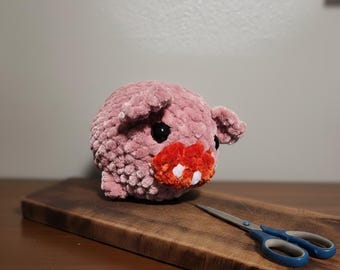 Crocheted Plush Pig