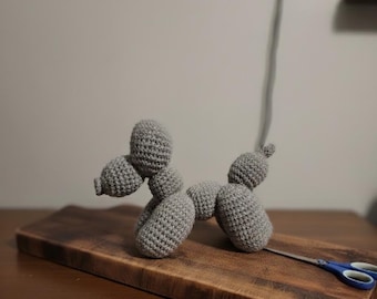 Crocheted Acrylic Balloon Dog