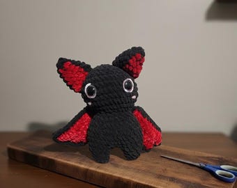 Crocheted Plush Bat
