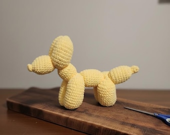 Crocheted Plush Balloon Dog