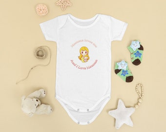 Momma Loves Me Infant Baby Rib Bodysuit