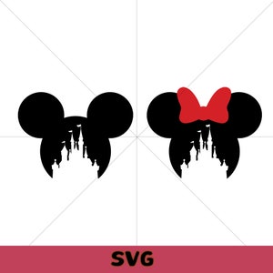 Castle svg bundle, princess svg, castle clipart, Heart Head Mickey mouse, magic kingdom svg, cut files for cricut silhouette, Vacation svg