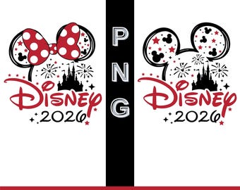 2026 Family Vacation Mouse Ears PNG, Theme Park Shirt Design (Digital Download)
