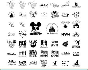 Mickey Minnie Vacation SVG Bundle, Family Trip Designs (150 Files)