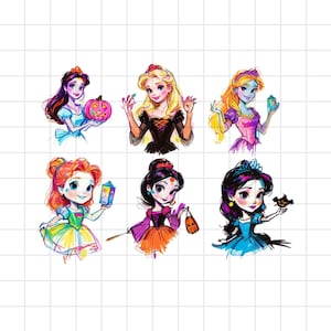 All Princess PNG, Mouse Head PNG, Princess PNG, Vinyl Cut File, Princesses Png Bundle, Princesses Mouse Head Png,Princess Png,Mouse Ears Png