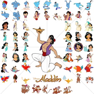 Aladdin svg, jasmine svg bundle, princess jasmine svg, magic carpet ride, aladdin png, svg for cricut, Instant Download - Layeref Files