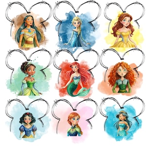Bundle Family Vacation Watercolor Png, Princesses Png, Friend Squad Png, Vacay Mode Png, Magical Kingdom Png, Family Trip Png