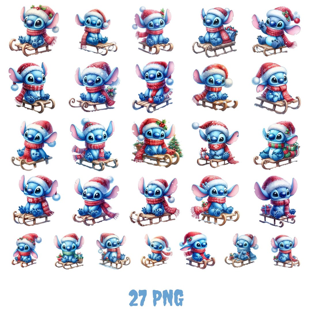 27 Stitch Christmas Png Bundle Merry Christmas Christmas Cartoon Il 1080xN.6477563887 B4ws