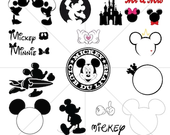 Mickey Mouse SVG Bundle Layered Head svg Birthday tshirt svg, Tumbler Mug svg files for Cricut, SVG Files For Cricut, For Silhouette