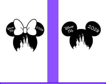 Magical Castle Vacation SVG, Family Trip 2026 PNG (Digital Design)
