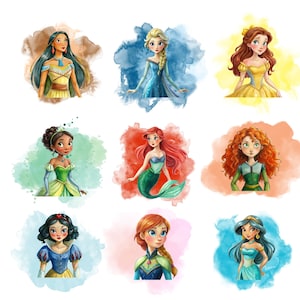 Bundle Family Vacation Watercolor Png, Princesses Png, Friend Squad Png, Vacay Mode Png, Magical Kingdom Png, Family Trip Png