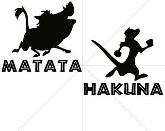 Hakuna Matata Svg Bundle, Hakuna Matata Svg, Family Trip Svg, Hakuna Matata, Lion King Simba Svg, Hakuna Matata Png, Mouse Family Svg