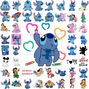 Lilo und Stitch Bundle, Stich und Engel Liebe svg png, Stitch Cut Files, Stich Clipart, Stitch Bundle, Stitch png, Lilo und Stitch svg