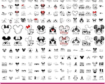Family Trip 2026 Mega Bundle, Magical Kingdom SVG PNG (650 Files)