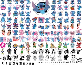 1000 stitch svg, Stitch and Angel SVG Bundle, Stitch Svg, Stitch Couple Svg, Png, Stitch Love Svg, Angel, Stitch With Angel Svg Png,love svg