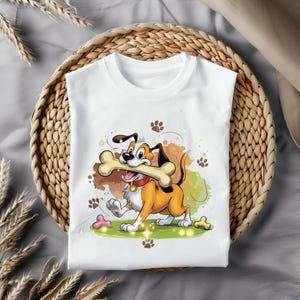 Pluto Dog Bone PNG – Cute Disney Digital Design for Sublimation, DIY Crafts & Apparel – Instant Download