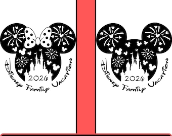 Magical Kingdom Family Vacation 2026, SVG PNG (Digital Download)