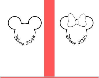 Magical Family Trip 2026, Castle Outline SVG PNG (Digital Download)