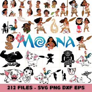 moana svg bundle, Moana Clipart, Moana png, Moana svg, Moana font, moana birthday, princess clipart, baby moana png, baby moana svg