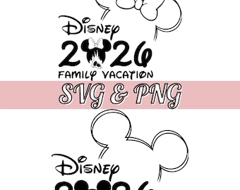 Magical Kingdom Family Trip 2026 SVG PNG, Vacation Design (Instant Access)