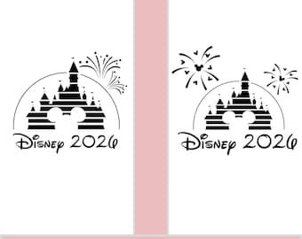Family Trip 2026 SVG, Castle Vacation Fireworks Design, Mouse Head PNG Clipart, Family Travel Shirt Graphic, Vacay Mode Art, Png Download