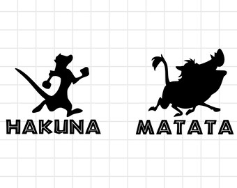 Hakuna Matata Svg Bundle, Hakuna Matata Svg, Family Trip Svg, Hakuna Matata, Lion King Simba Svg, Hakuna Matata Png, Mouse Family Svg