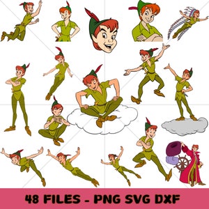 Peter Pan bundle,Peter Pan png,Peter Pan clipart,Neverland,Peter Pan svg,Captain Hook,Peter Pan digital,Peter Pan birthday,instant download