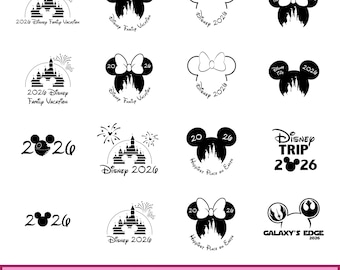 Family Trip 2026 Castle Ears Design (SVG, PNG)