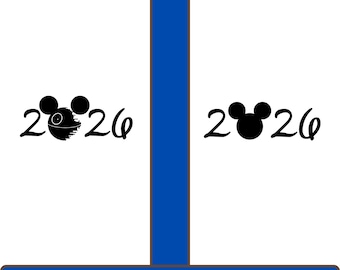 Family Vacation 2026 SVG, Castle Mouse Head Icon (Digital Download)