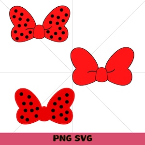 Mouse Head Svg, Minnie Mouse Head Svg, Bow Svg, Mouse Bow Svg, Minnie Mouse Clipart, T Shirt Svg, Sublimation Design, Png Cut Files Cricut