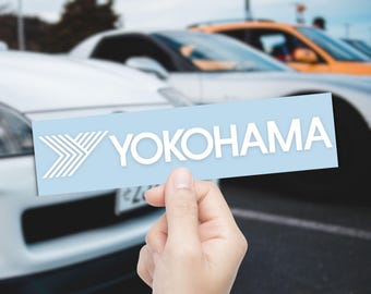 Yokohama Decal – Sticker Vinyl Adhesive for Car, Windows, Toolbox, Laptop and more   – JDM Graphics