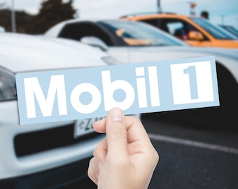 Mobil 1 Decal – JDM Car Vinyl Sticker