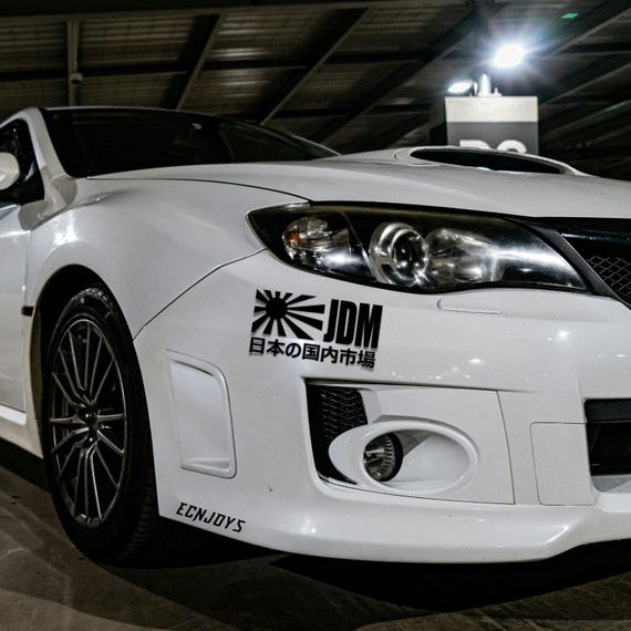 JDM Rising Sun Decal: Japanese Car Culture Vinyl Sticker - Etsy