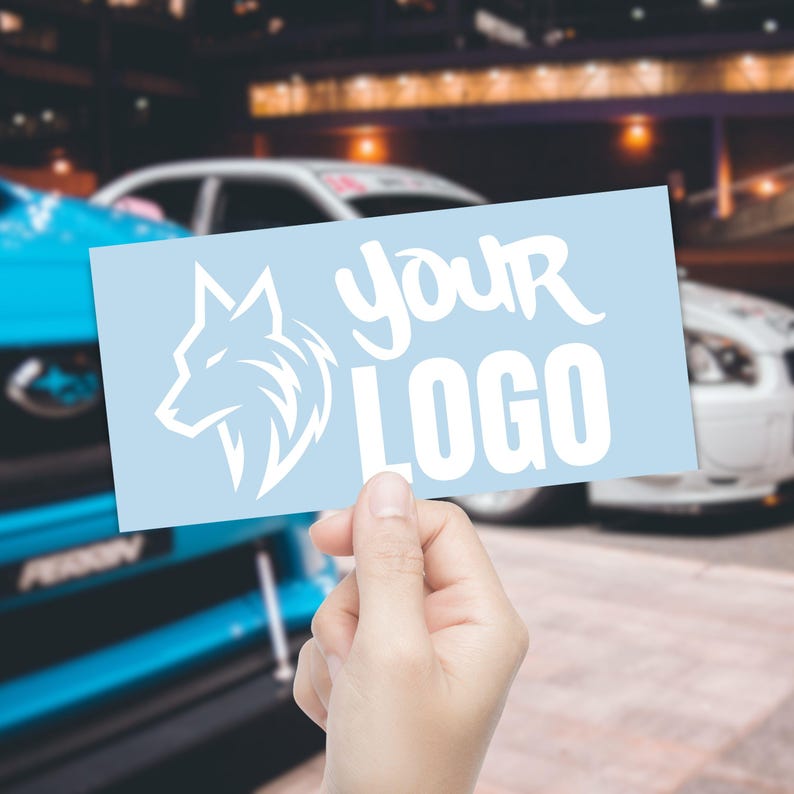 Custom Logo Decal • Die Cut Vinyl Sticker for Cars, Laptops, Bumpers ...