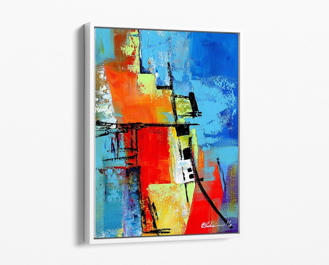 Art Prints, Canvas Prints, Blue Art Prints, Abstract Art, Colorful