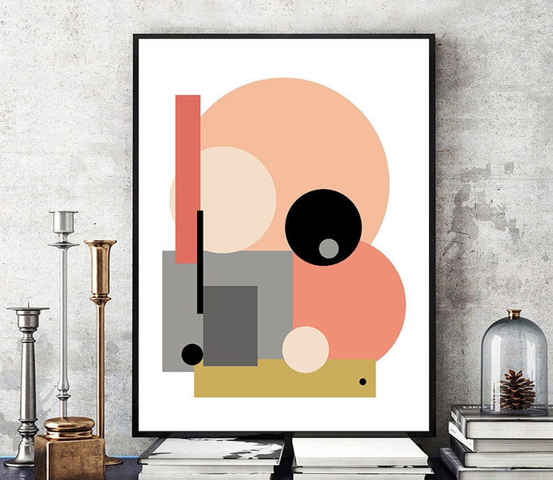Home Decor Textured Abstract Art Colorful Wall Art Prints Contemporary Art Posters /& Canvas Large Modern Minimalist Acrylic