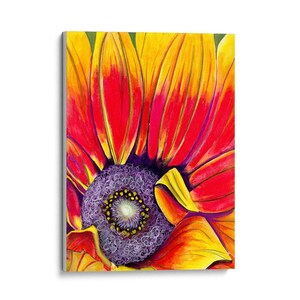 Stampe artistiche Giclee, stampe su tela, girasoli, fiori arancioni, dipinti di fiori, arte floreale, dipinti astratti, arte murale, decorazioni per la casa