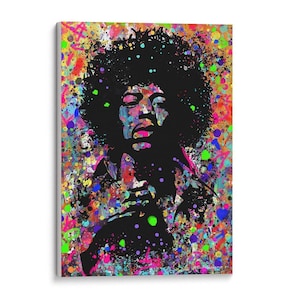 Giclee Fine Art Prints, Canvas Prints, Graffiti Art, Jimi Hendrix, Musician, Singer, Figurative, Pop Art,Abstract,Wall Art,Original Painting