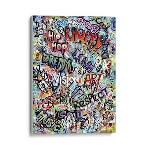Giclee Fine Art Prints, Canvas Prints, Graffiti Art, Street Art, Pop Art, Abstract Painting, Wall Hangings, Wall Art, Gift Ideas, Colorful