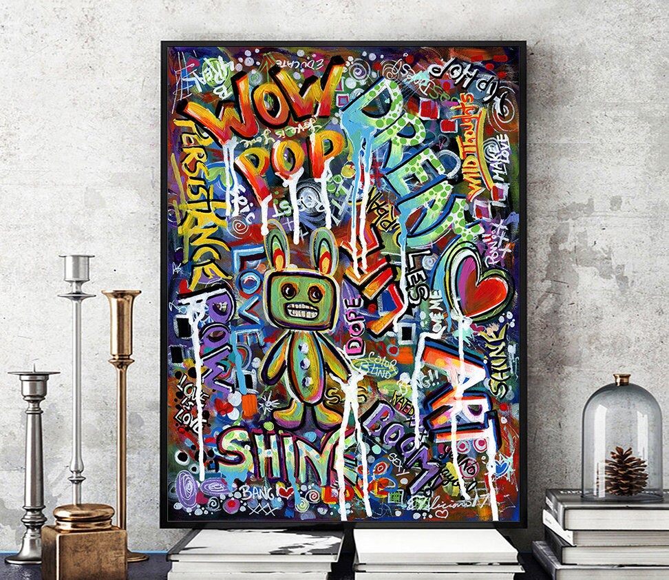 Perspex graffiti bag hot sale