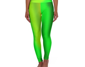 Hoch taillierte Yoga Leggings mit Farbverlauf (AOP)