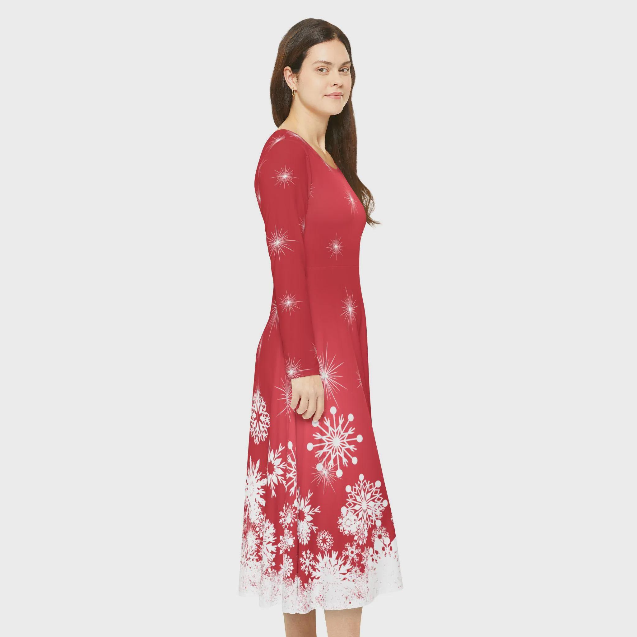long sleeve dresses for christmas party LLYwey Women Casual Fashion Irregular V-Neck Neck Waist Pleated Solid Color Maxi Dress New Casual Dresses Black M This floor Elegant Snowflake Party Dress: Long